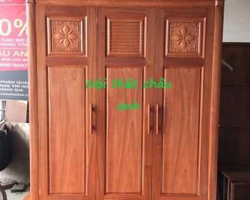 Tủ quần áo 3 cánh xoan đào TA014